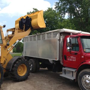 camion de transport de bois rive nord